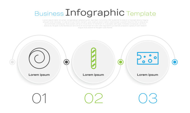 设置线卷面包与肉桂法式长棍图片下载