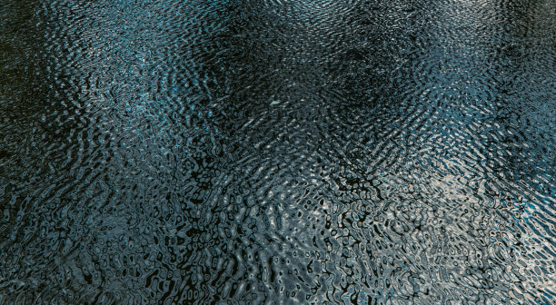暗冷水波纹表面自然水库溪流背景视图图片下载