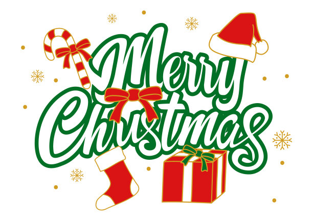 圣诞装饰上孤立的白色图片下载