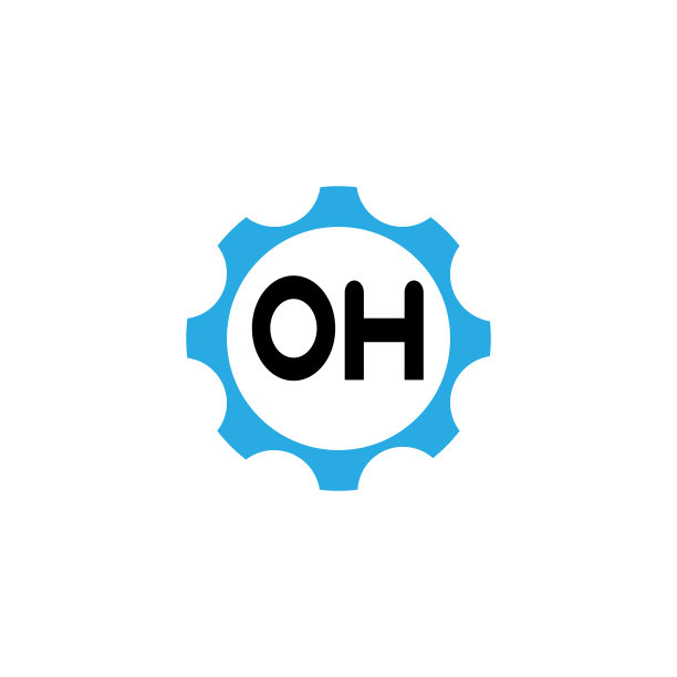 字母OH标志设计模板图片下载