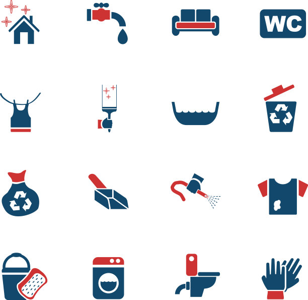 清洁公司图标集图片下载