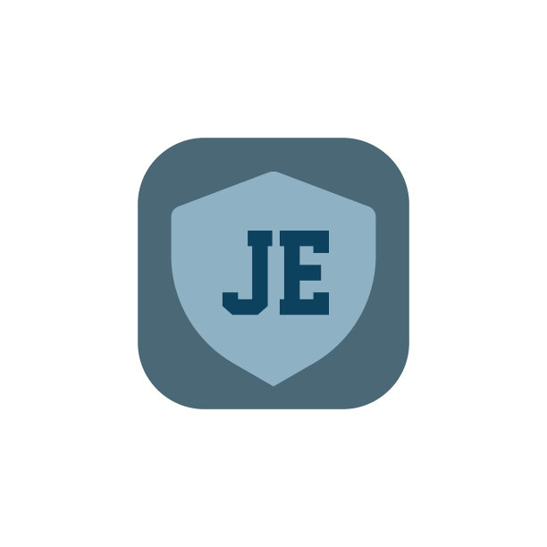 JE字母logo模板设计图片下载