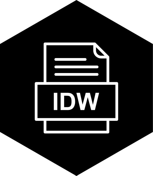 IDW文件文档图标图片下载