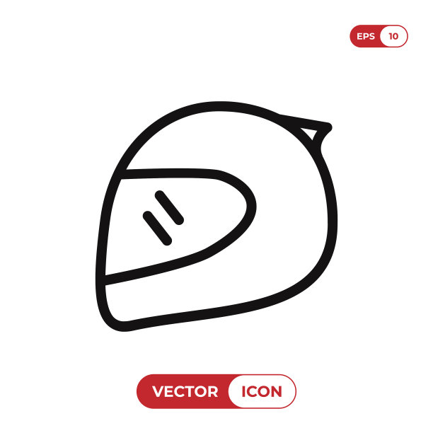 赛车头盔图标摩托车头盔符号图片下载