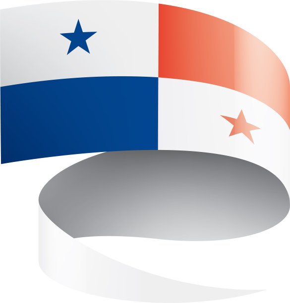 一面白色的巴拿马国旗图片下载