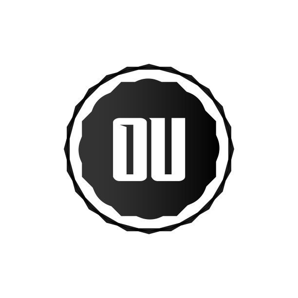 OU字母logo设计模板图片下载