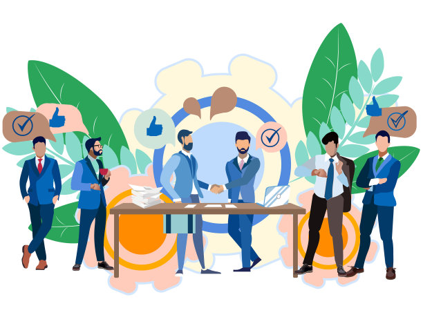 商务洽谈合同签订图片下载