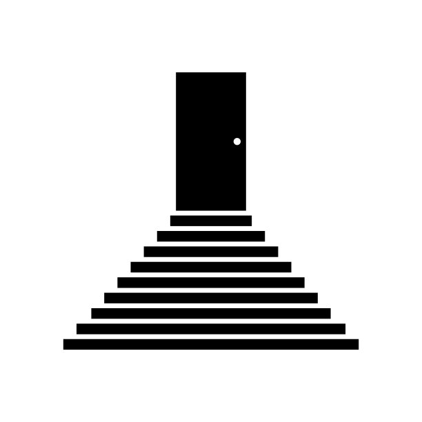 成功楼梯目标的标志图标可以使用图片下载