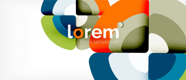 圆和三角形的几何抽象图片下载