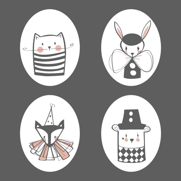 动物马戏团肖像图片下载