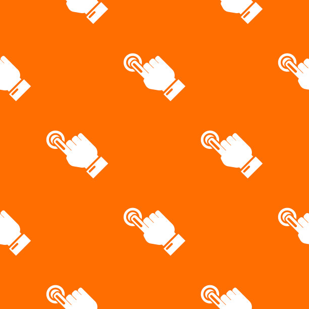 光标用手点击图案橙色图片下载