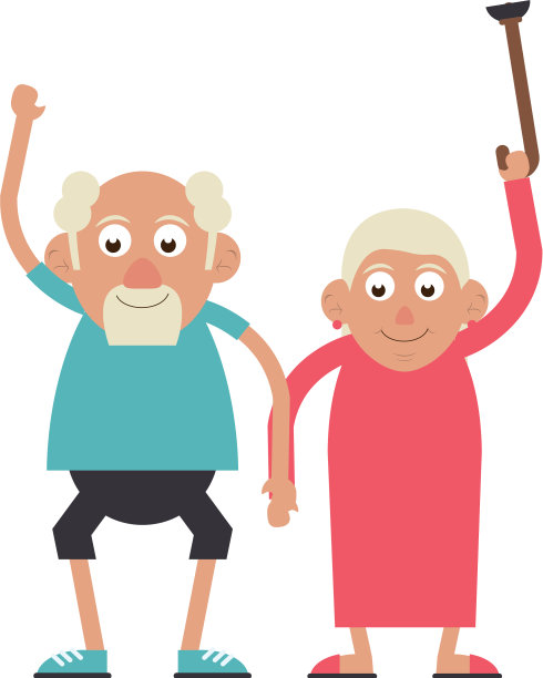 老夫妇的祖父母图片下载
