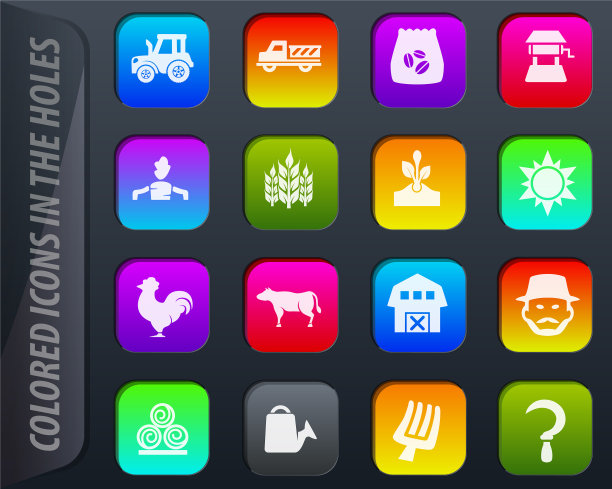 农业和农业图标集图片下载