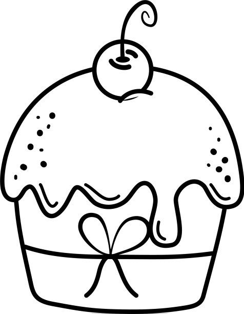 生日派对元素卡通图片下载