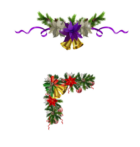 圣诞元素为您的设计图片下载