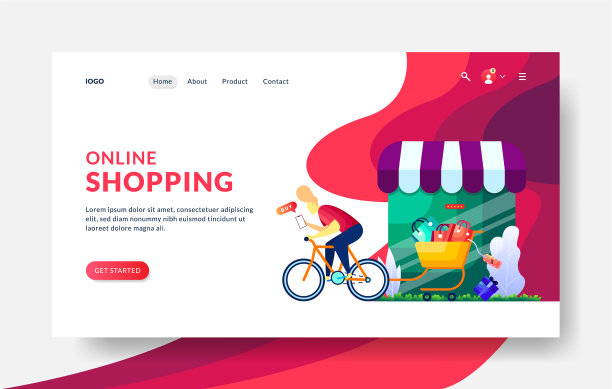 登陆页面模板网上购物现代图片下载