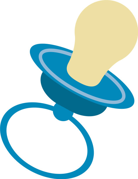 婴儿奶嘴图标图片下载