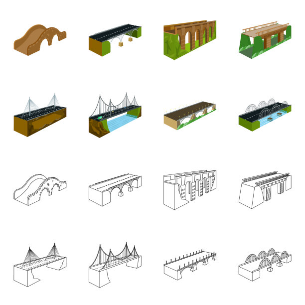 设计连接和设计标志集图片下载
