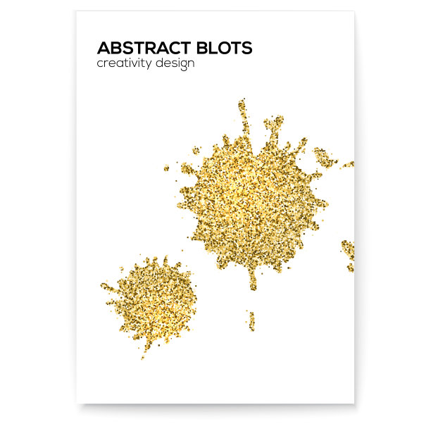 由金粉产生闪光效果的金色飞溅物图片下载