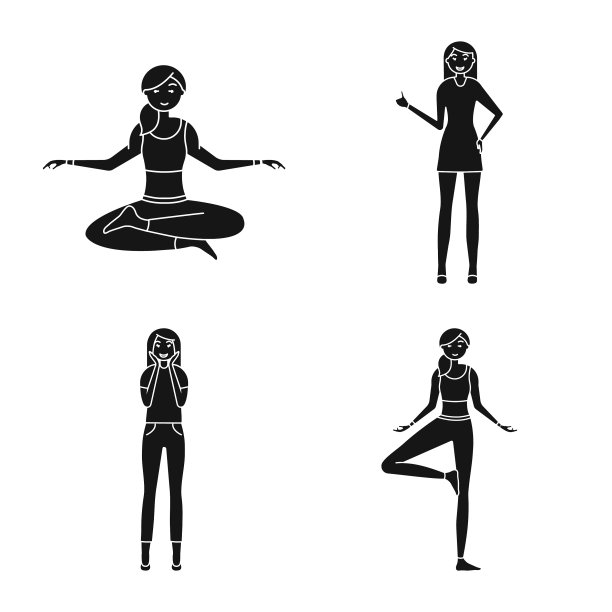 孤立对象情感与女性符号集图片下载