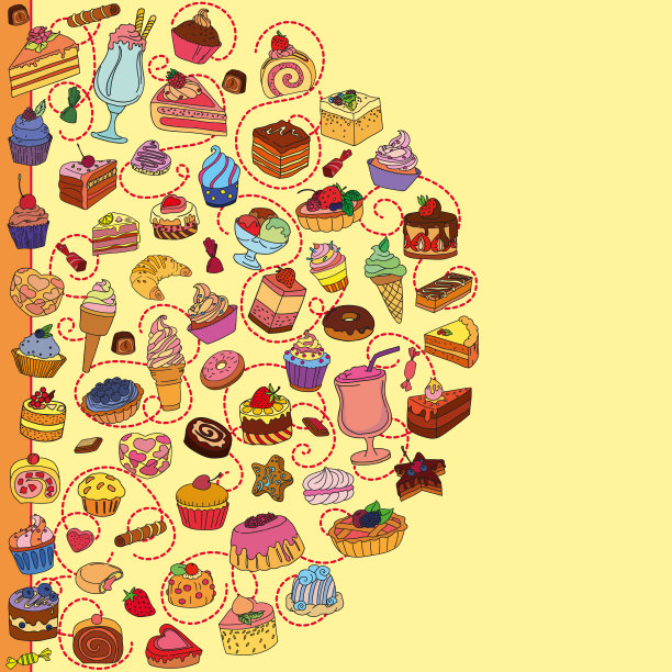 不同糖果套装图片下载