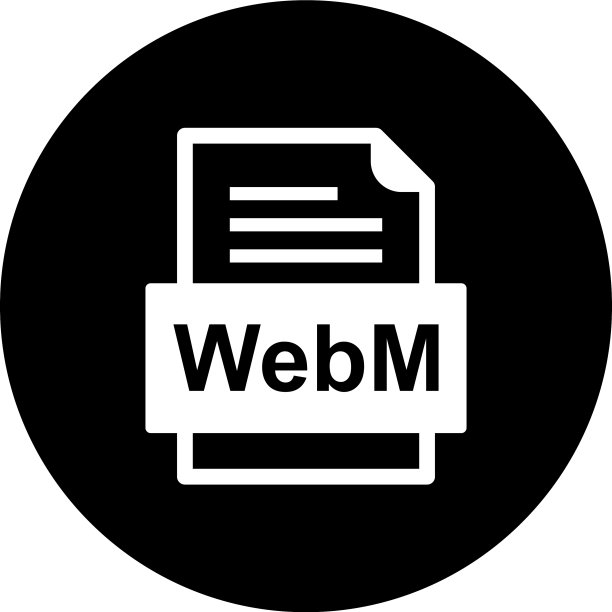 webm文件文档图标图片下载