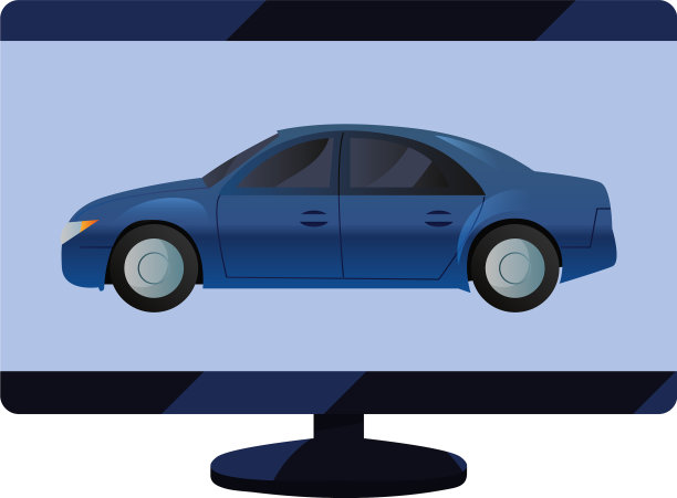 自动智能汽车图标说明图片下载