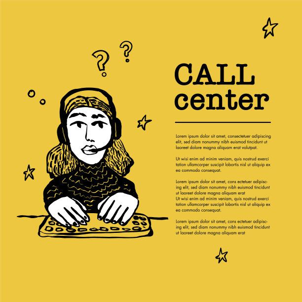呼叫中心概念客服聊天网站图片下载