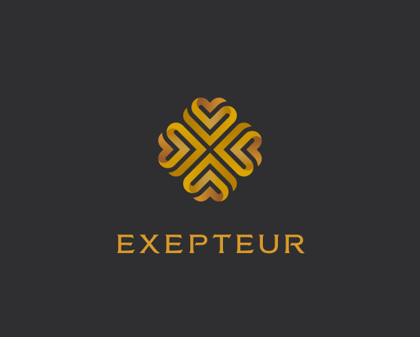 抽象典雅的心花标志普遍图片下载