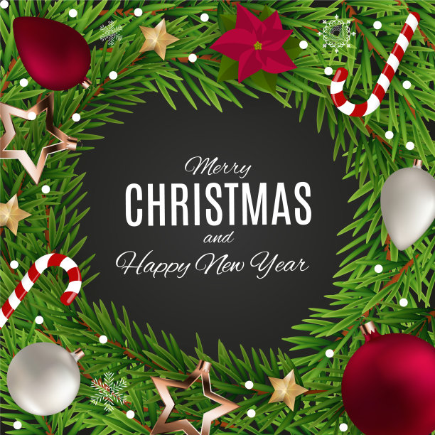 圣诞快乐，新年快乐图片下载