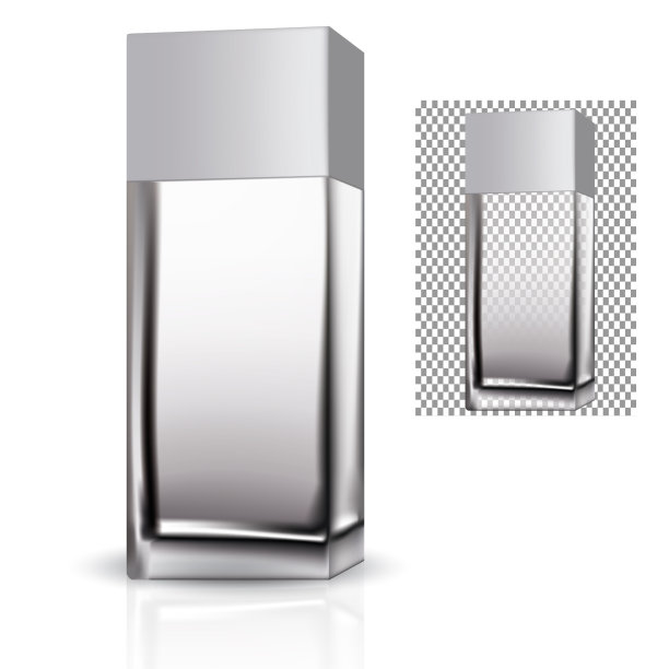 包装矩形瓶香水美容图片下载