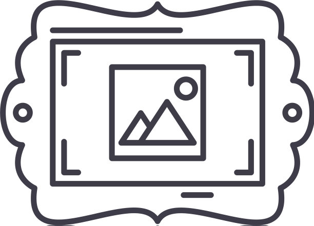 画在内线图标的概念图片下载