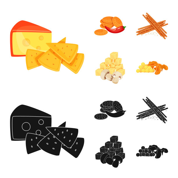 设计的味道和季节的图标图片下载