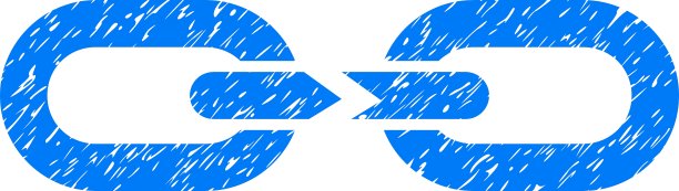链条断裂颗粒纹理图标图片下载