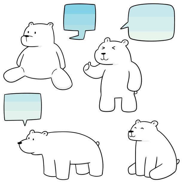 北极熊的套装图片下载