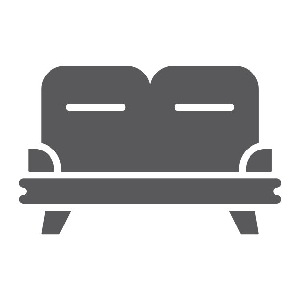 沙发图标家具和家沙发标志图片下载