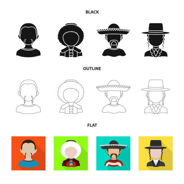 模仿者和驻地标识集的孤立对象图片下载