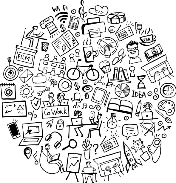 共同工作空间的概念背景为您图片下载