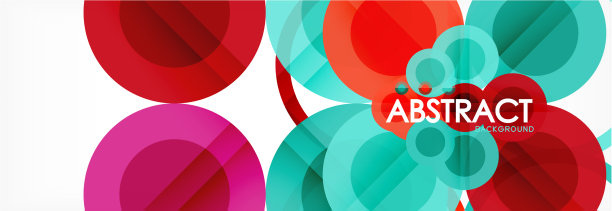 圆构成抽象背景图片下载