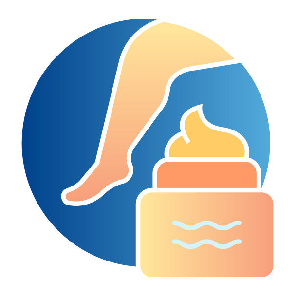 霜脚平图标腿乳液颜色图标图片下载