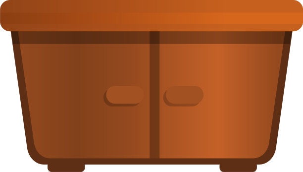 木头床头柜图标卡通风格图片下载