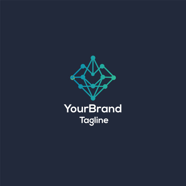 抽象技术标志模板图片下载