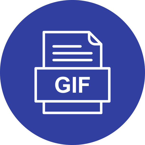 GIF文件文档图标图片下载