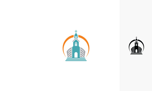 教堂跨宗教标志图标图片下载