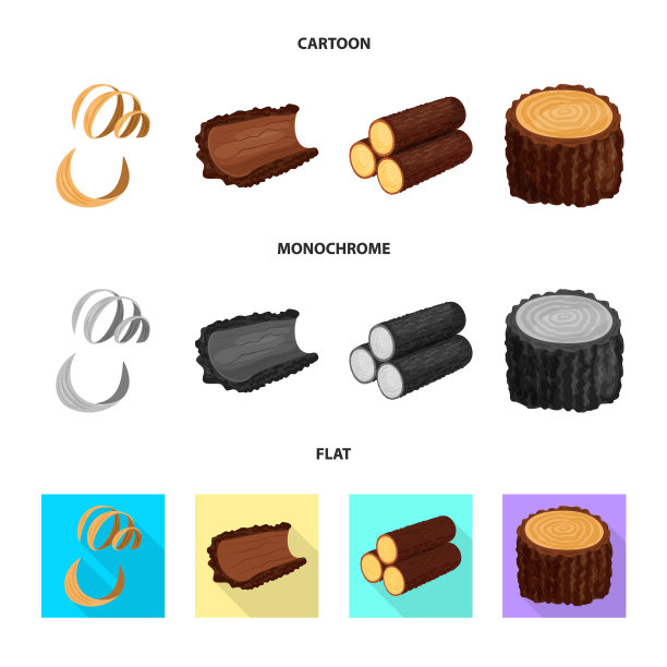 设计树和原始符号集合图片下载