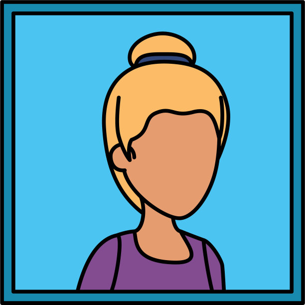 年轻女子的形象图片下载