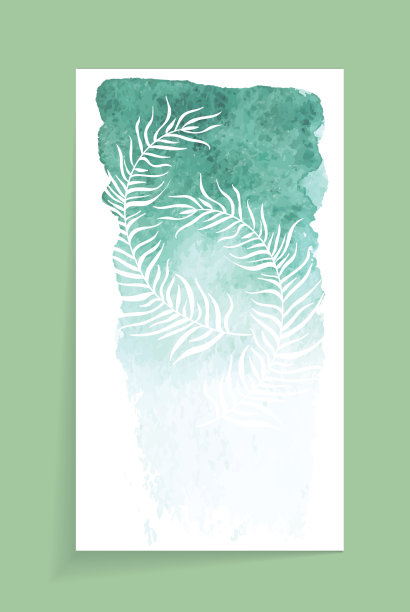 水彩横幅图片下载