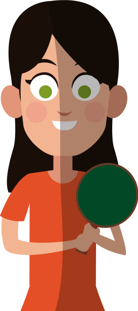 女孩卡通图标图片下载