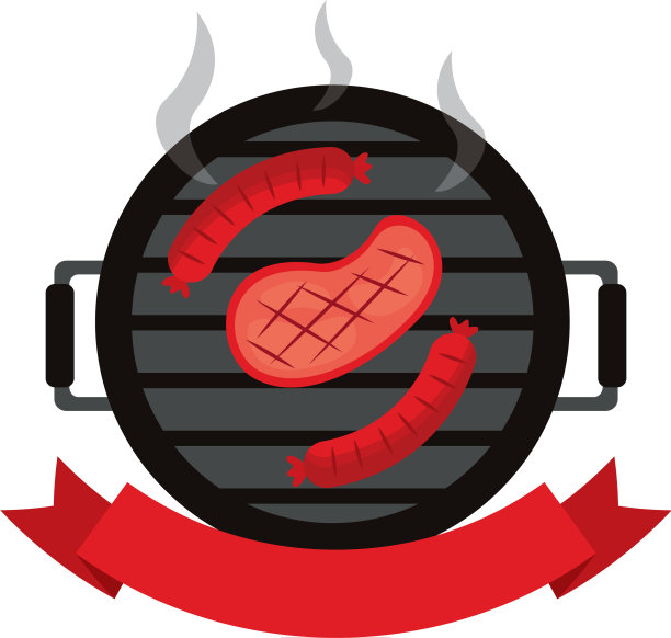 烧烤牛排和香肠图片下载