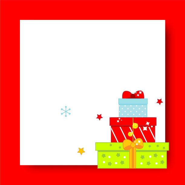 装饰圣诞框新年空白图片下载